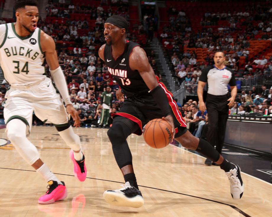 体育直播-阿德巴约21+8字母哥31分 热火主场力克雄鹿7连胜